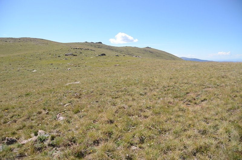 The saddle between first &amp; second subpeak of Geneva Mountain