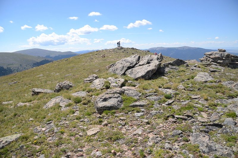 The summit of Geneva Mountain