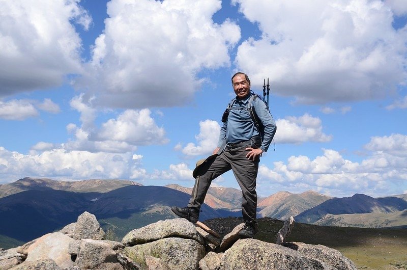 On the summit of Geneva Mountain (2)