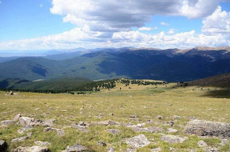 Views to southwest from the summit of Geneva Mountain (1)