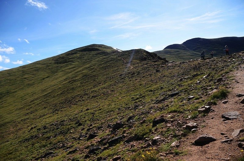 Near the saddle between Colorado Mines Peak &amp; Mount Flora