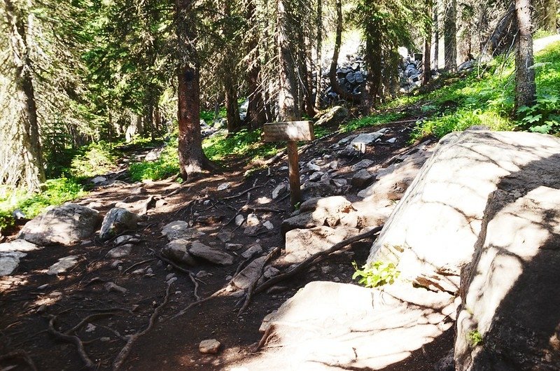 Crater Lakes &amp; South Boulder Creek Trail junction