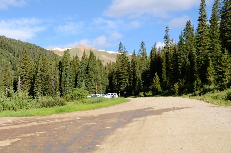 Butler Gulch Trailhead parking lot