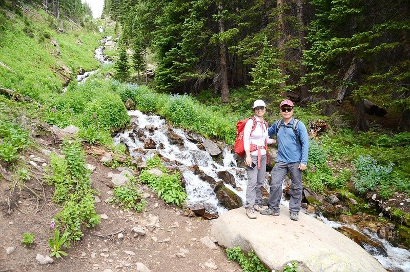 Cascading water along the trail (2)