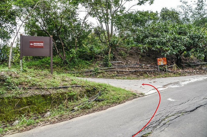 浦來溪頭社山行車岔路