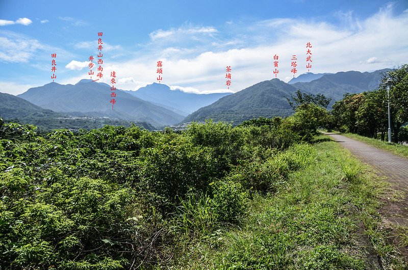 水門隘寮溪河堤東北望群山 (2)-1