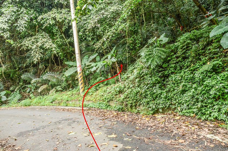 陰影山登山口