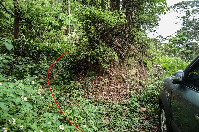 岡頂山登山口