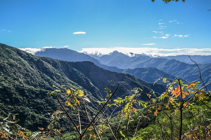 久保山南坡山徑東南望群山 (1)