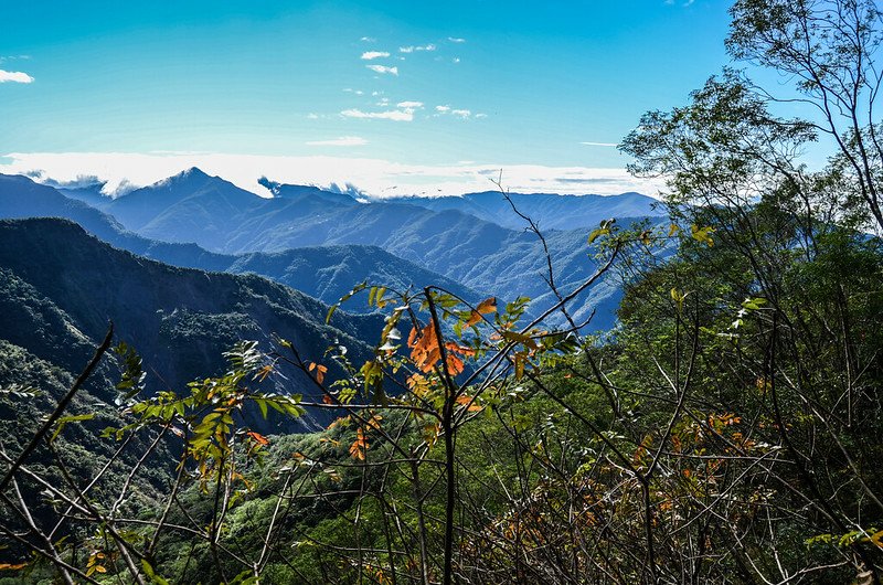 久保山南坡山徑東南望群山 (2)