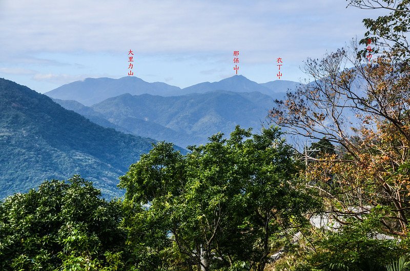 太麻里社西北登山途中西南遠眺群山 (1)-1