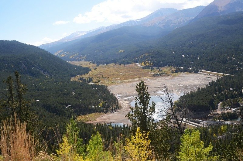 Looking down Blue valley from Rock Cut Viewpoint