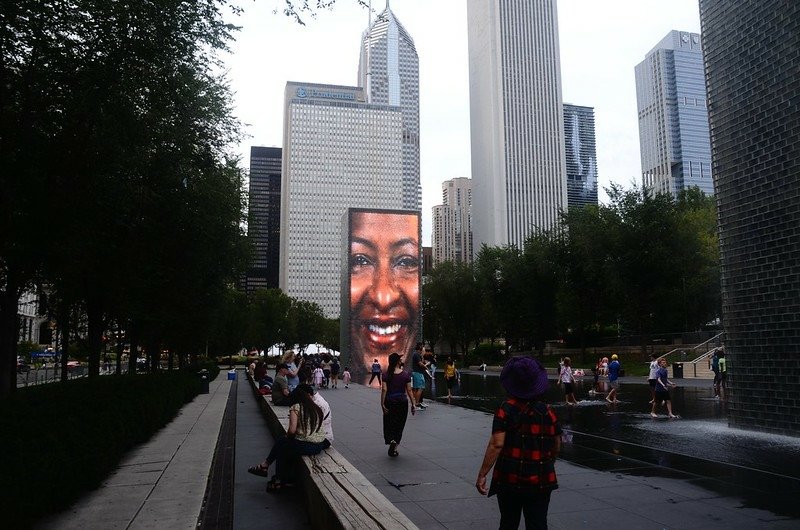 Crown Fountain, Millennium Park, Chicago  (1)