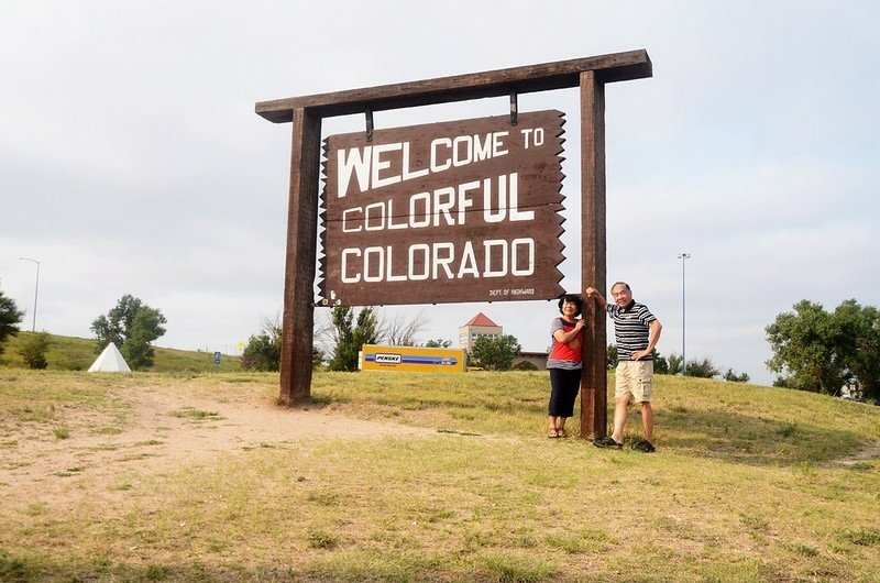 Colorado Welcome Sign in I-76 Teapea Rest Area - Julesburg (7)