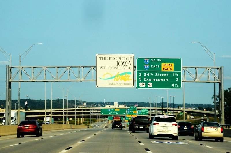 I-80 Iowa Welcome Sign (1)