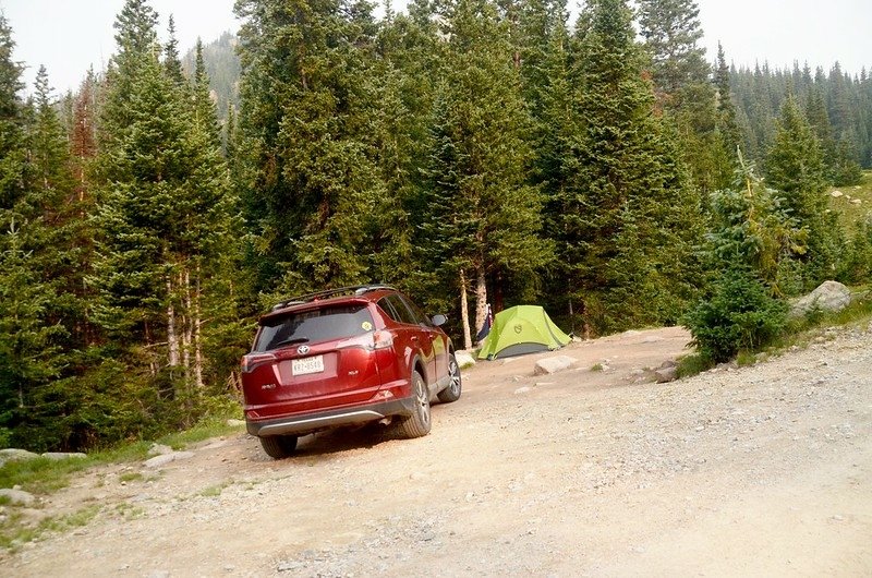 Camping sit along Jones Pass Trail (1)