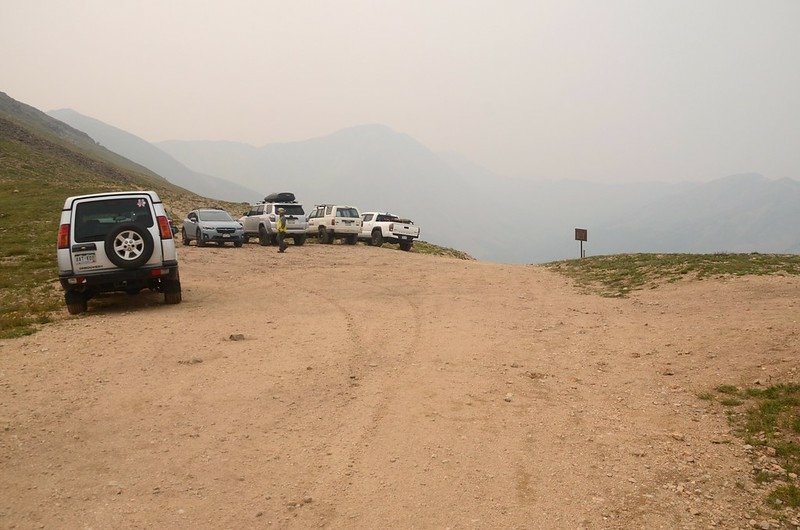 the summit of Jones Pass