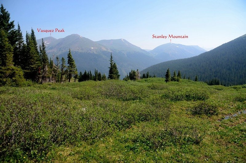 View to the north from Butler Gulch Trail near 11,600&apos;