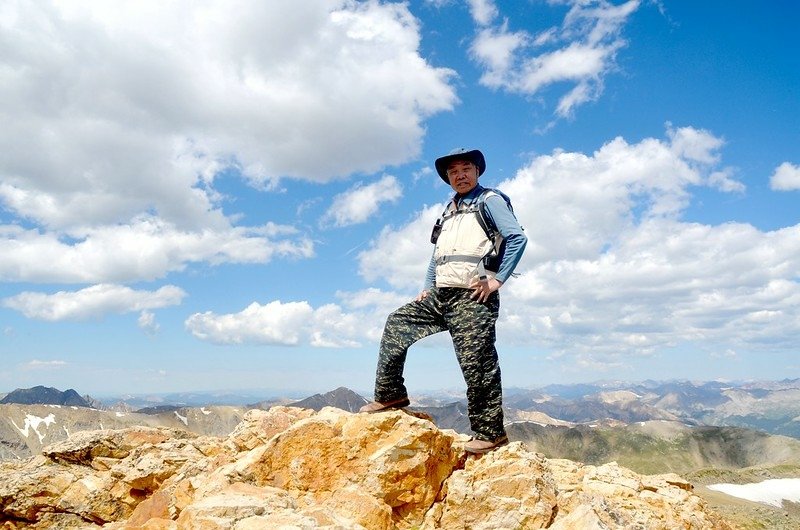 On the summit of Mount Belford (1)