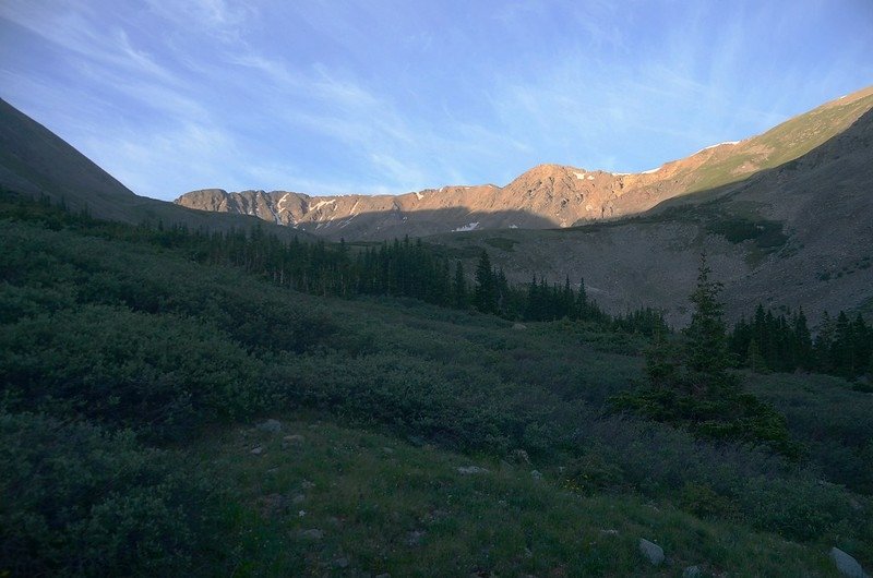 Looking south at Missouri Mountain from Missouri Gulch