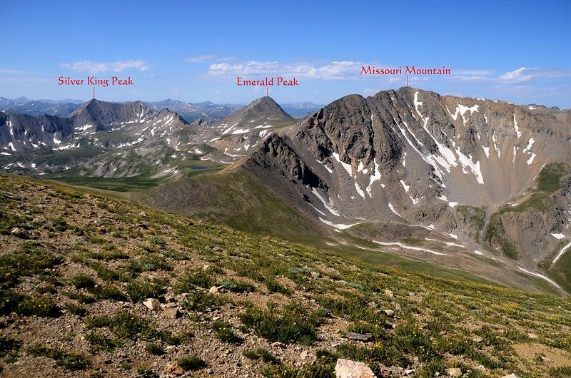 Mountains views from the flat spot near 13,900 ft (1)