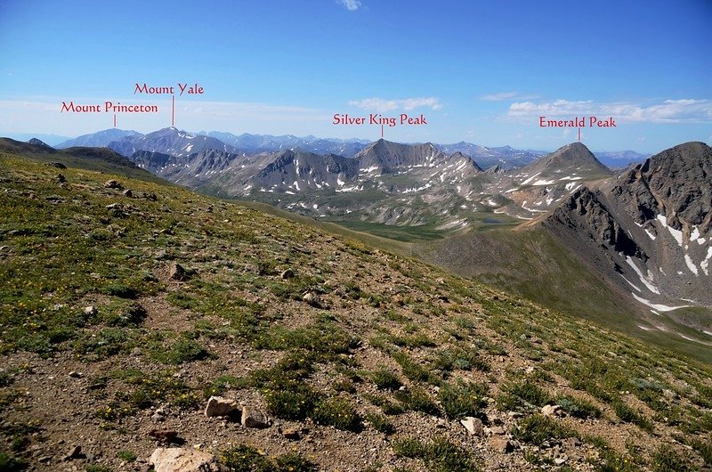 Mountains views from the flat spot near 13,900 ft (2)