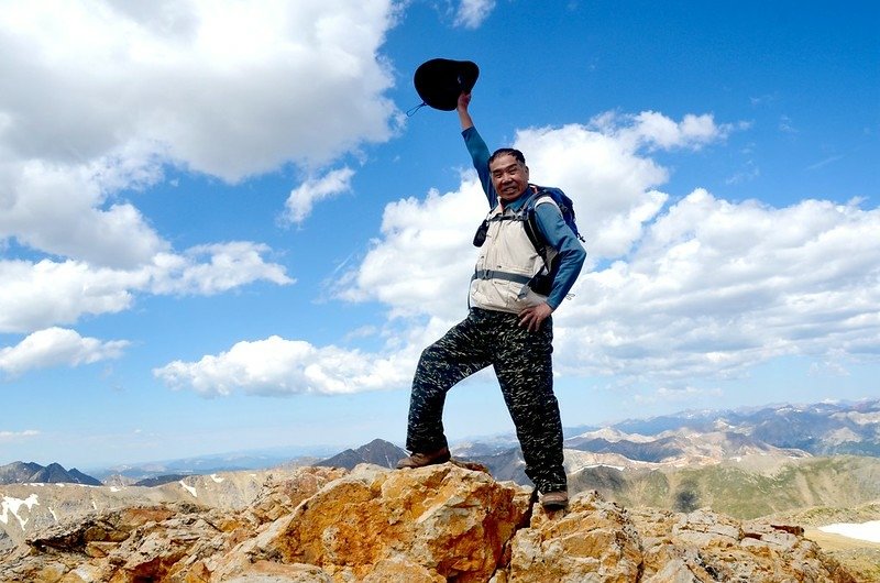 On the summit of Mount Belford (2)