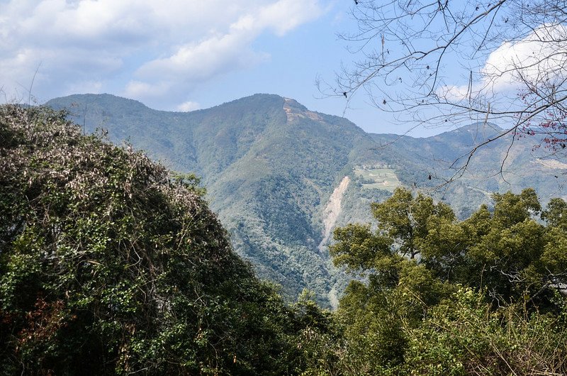 久久巢山稜線(H 1240 m)西望水頭谷山