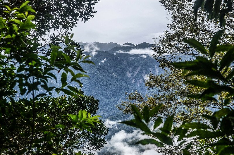 南大龜山山頂東南遠眺鹿場大山