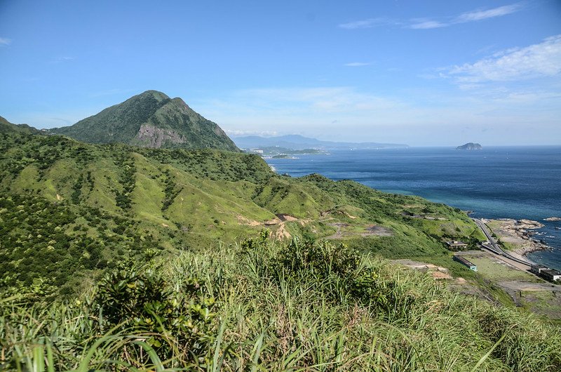 南子吝山觀景峰西眺基隆山