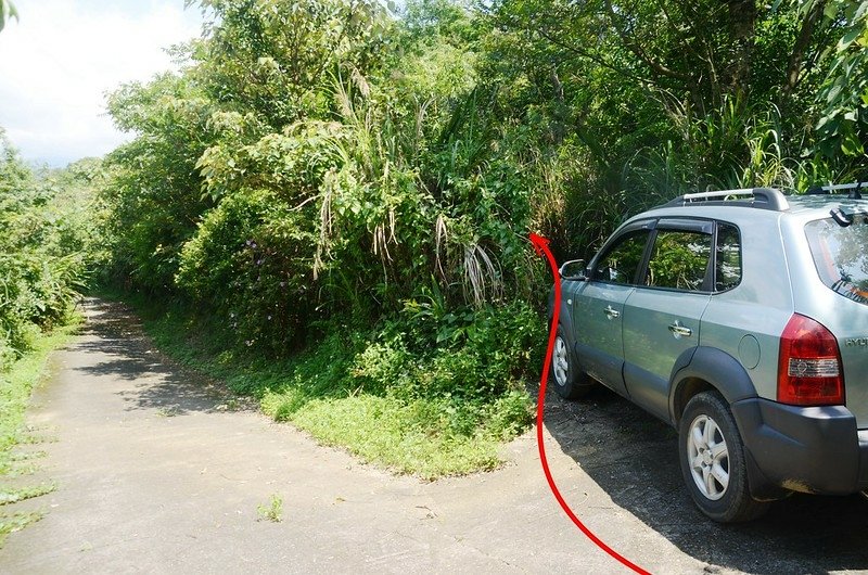 茄苳富士山停車處登山口