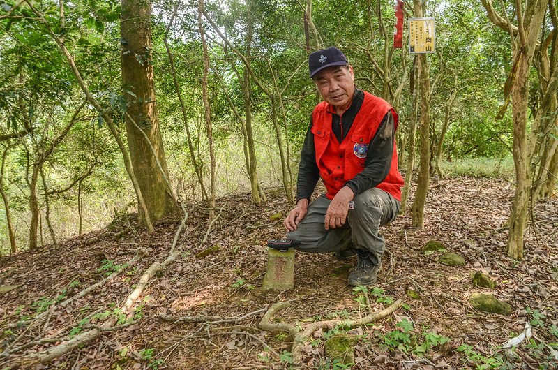 北坑(扒子崗山)山頂