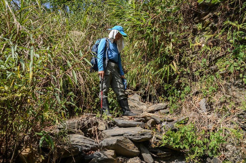 天鵝湖瀑布產道乾溪溝岔路