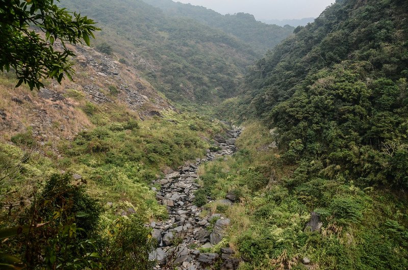 俯瞰北隘寮溪支流卡地給洋溪河床 (1)