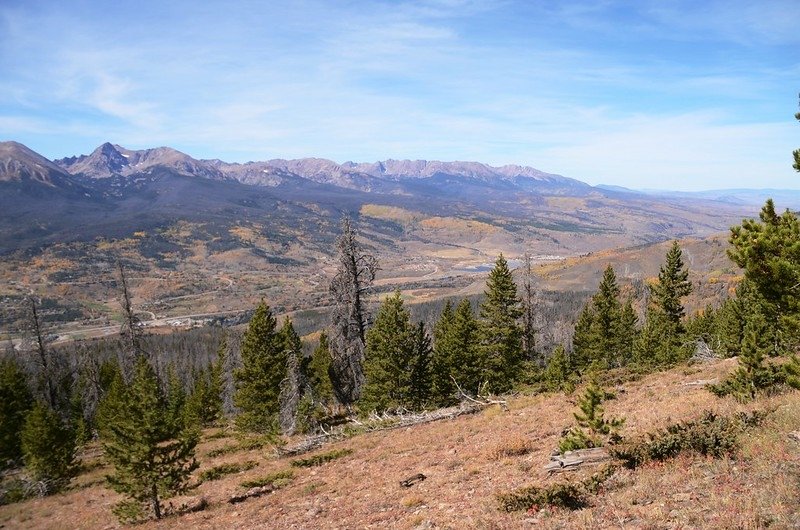 Looking west at Gore Range from Ptarmigan Peak Trail near 10,909 ft  (2)