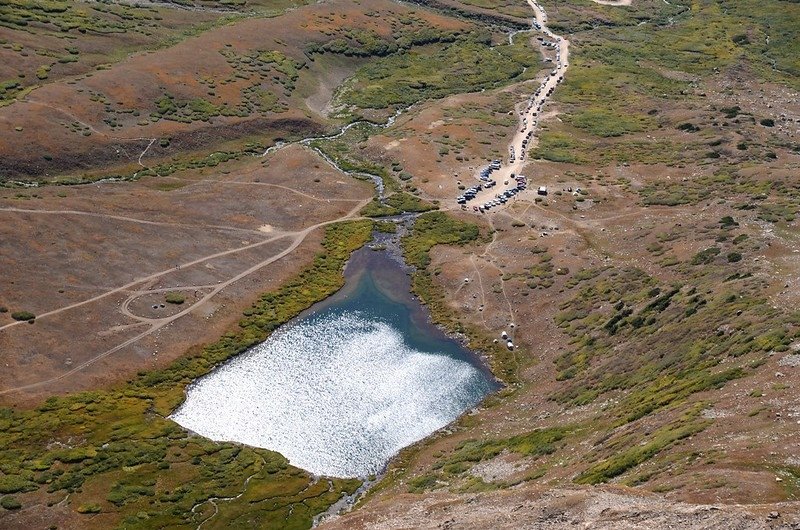 Looking down at Kite Lake from Kite Lake viewpoint (2)