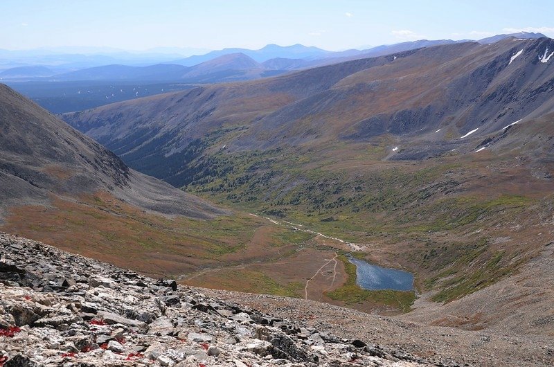 Looking down at Kite Lake from  Mount Cameron&apos;s southwest ridge (11)