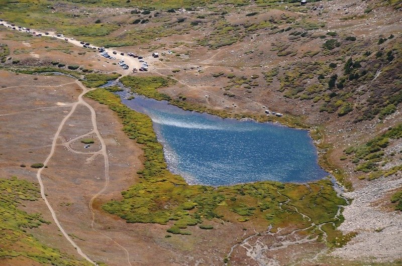 Looking down at Kite Lake from  Mount Cameron&apos;s southwest ridge (16)