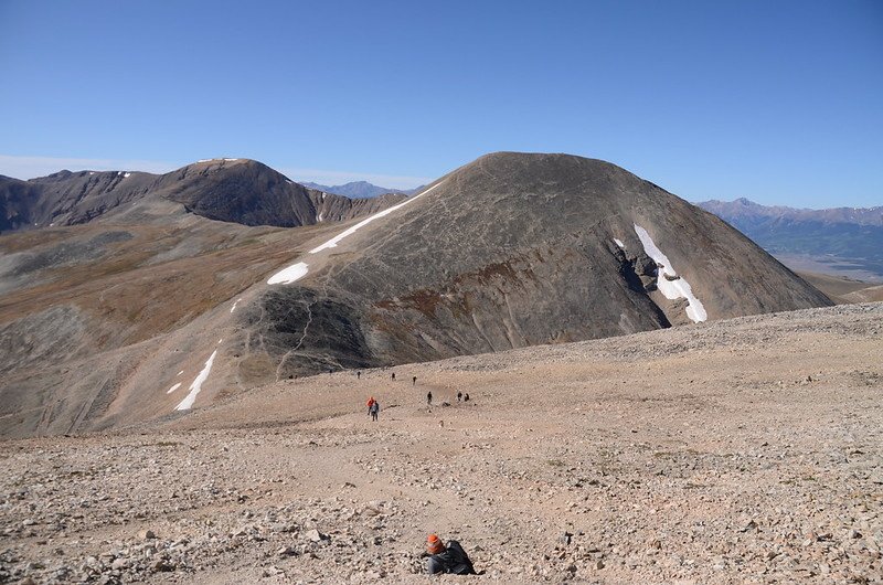 Looking southwest at mountains from the southwest ridge of Mount Sherman (2)