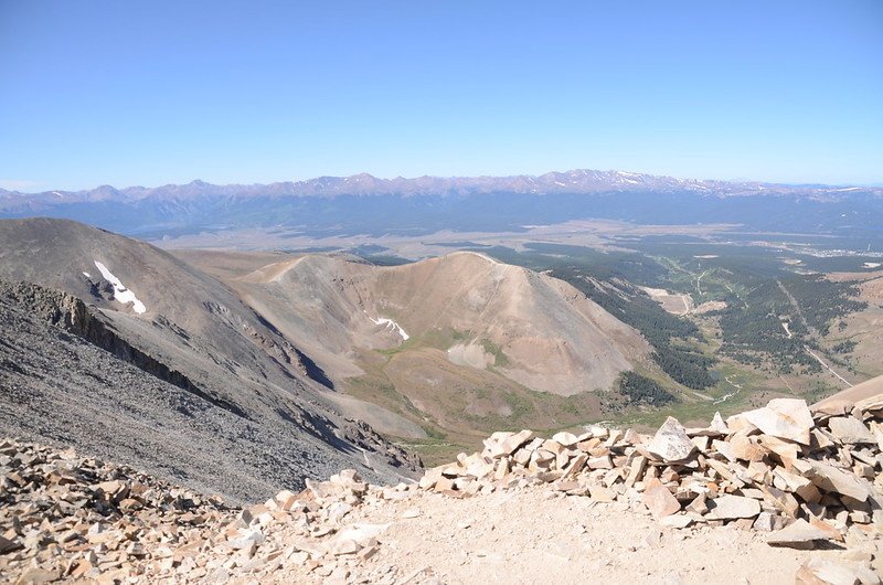 Looking southwest at mountains from Mount Sherman&apos;s summit (2)