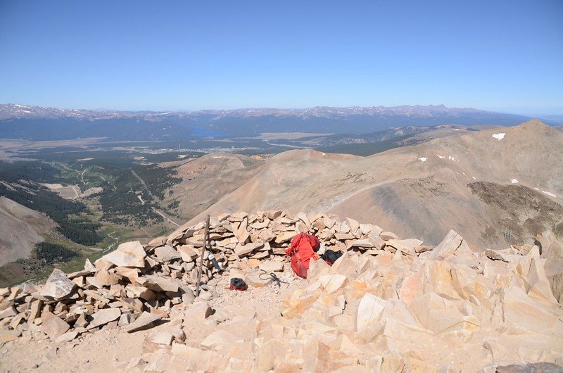 Looking southwest at mountains from Mount Sherman&apos;s summit (3)