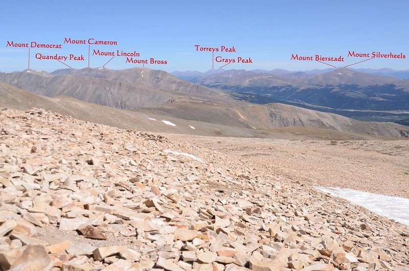 Looking northeast at mountains from Mount Sherman&apos;s summit (4)