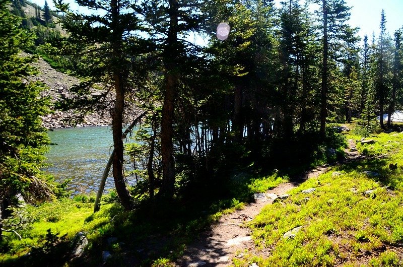 The #1 unnamed lake at the upper reaches of Current Creek (2)