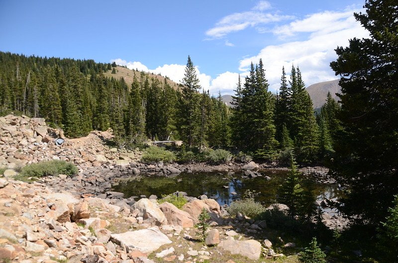 Unnamed pond along Berthoud Pass Ditch