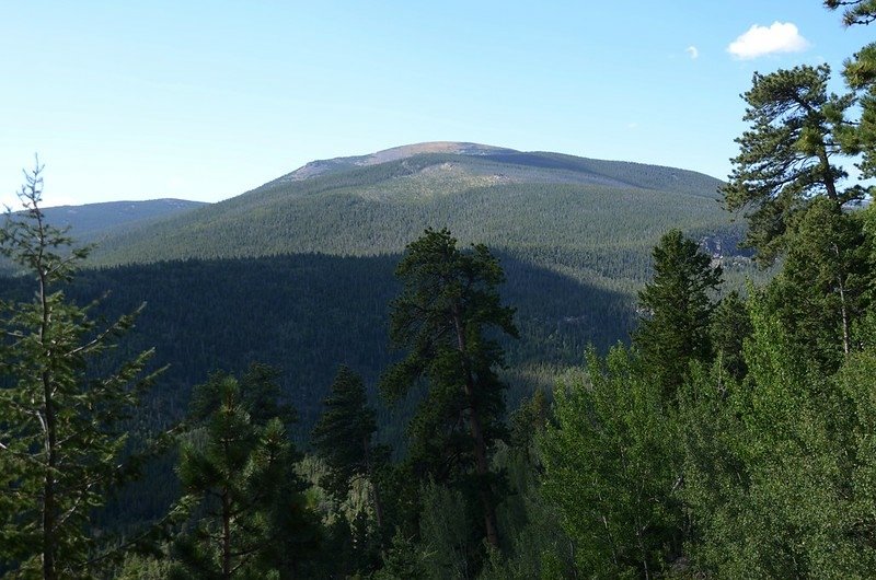 Copeland Mountain from Sandbeach Lake Trail (2)