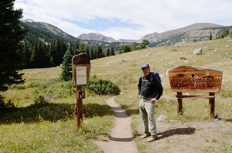 Indian Peaks Wilderness  boundary sign (6)