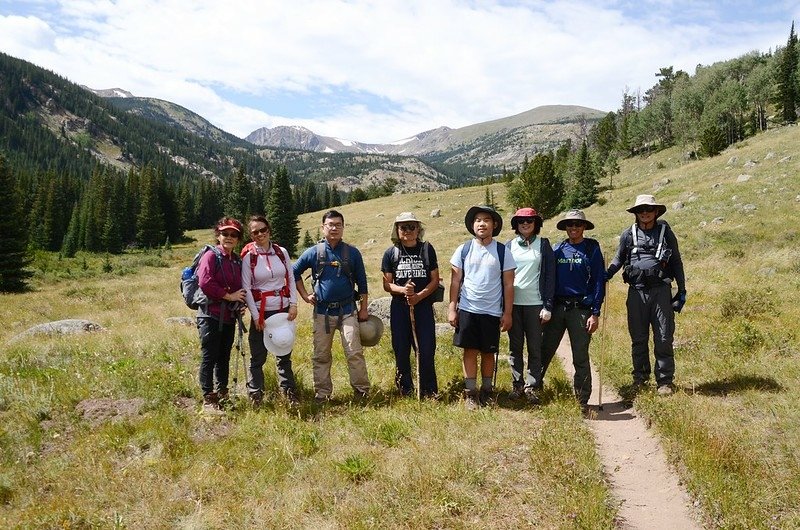 Taken from a meadow near Indian Peaks Wilderness  boundary sign (1)