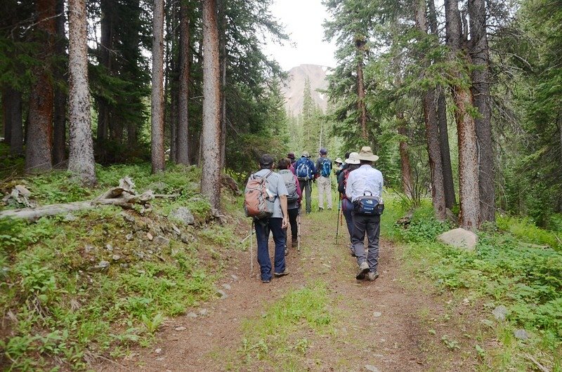 Looking south at Mount Parnassus fro Ruby Gulch Trail (1)