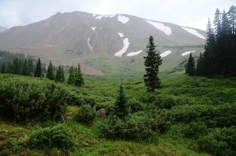 Looking southwest at Mount Parnassus from Ruby Creek Basin (3)