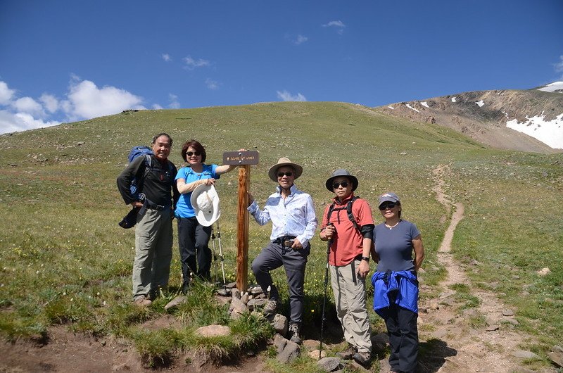 Upper Square Top Lake &amp; Square Top Mountain Trail junction (5)